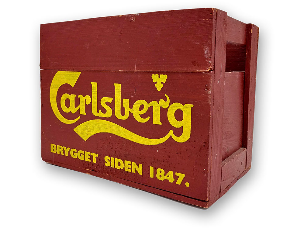 Lille Carlsberg ølkasse Dekoration 2