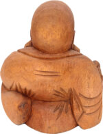 Mørk Buddha træfigur – 31 cm Dekoration 5