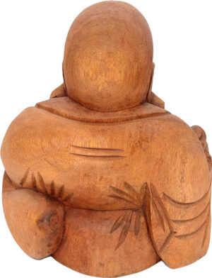 Mørk Buddha træfigur – 31 cm Dekoration 2