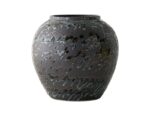 Lotus vase – Sort – 21,5cm – Keramik – House of Sander Dekoration 4