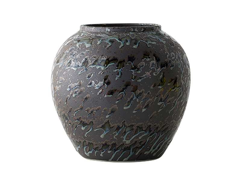Lotus vase – Sort – 21,5cm – Keramik – House of Sander Dekoration 2