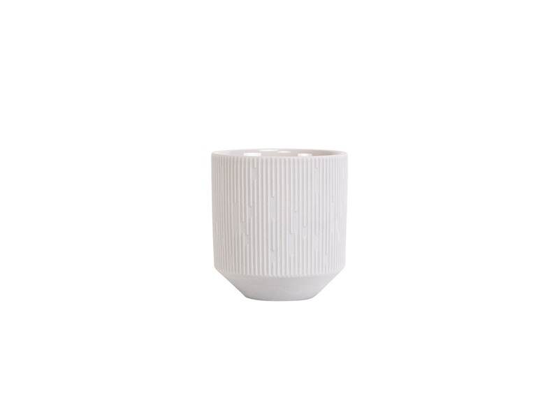 Kera urtepotteskjuler – Lysegrå – Keramik – House of Sander Dekoration 2