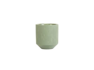 Kera mønsterpræget urtepotteskjuler – Olivengrøn – Keramik – House of Sander Dekoration 7