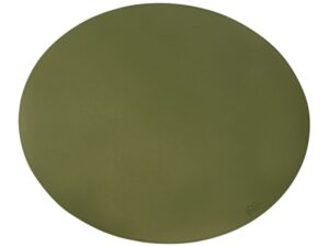 Oval dækkeserviet – Grøn – SOFT – Imiteret læder – House of Sander Dækkeservietter