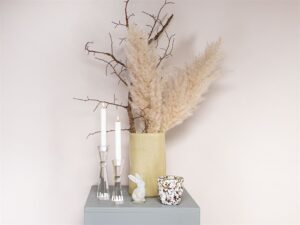 Nellike lysestage – 15 cm – Glas – House of Sander Dekoration 2