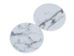 Ølbrikker – Hvid marmor look – Imiteret læder – House of Sander Bordskånere 9