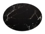 Oval dækkeserviet – Sort marmor look – HARD – Imiteret læder – House of Sander Dækkeservietter 6