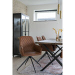 Harbo Spisebordsstol m. Drejefod – Brun – House Nordic Spisebordsstole 7