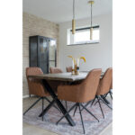 Harbo Spisebordsstol m. Drejefod – Brun – House Nordic Spisebordsstole 8