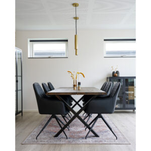 Harbo Spisebordsstol m. Drejefod – Sort – House Nordic Spisebordsstole 2