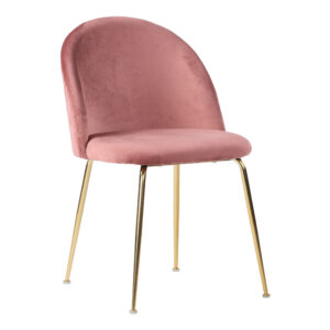 Geneve Velour Spisebordsstol – Rosa – House Nordic Spisebordsstole 13