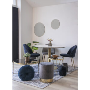 Geneve Velour Spisebordsstol – Blå – House Nordic Spisebordsstole 2