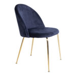 Geneve Velour Spisebordsstol – Blå – House Nordic Spisebordsstole 10