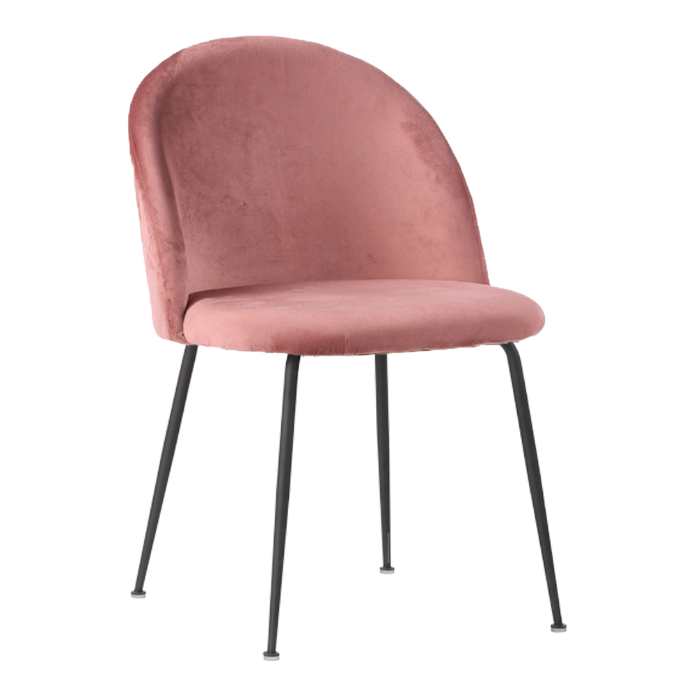 Geneve Velour Spisebordsstol – Rosa – House Nordic Spisebordsstole 2