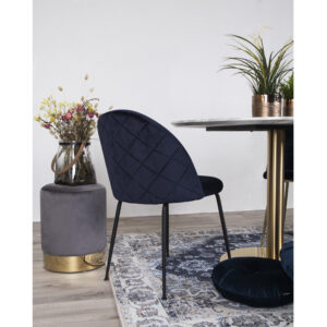 Geneve Velour Spisebordsstol – Blå – House Nordic Spisebordsstole 2