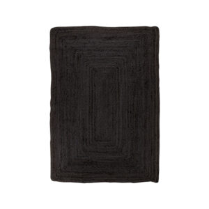Bombay Tæppe – Flettet jute – 90×60 cm – Mørkegrå – House Nordic Gulvtæpper