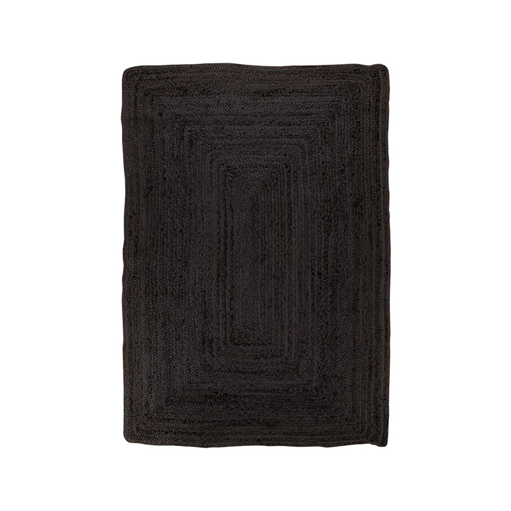 Bombay Tæppe – Flettet jute – 90×60 cm – Mørkegrå – House Nordic Gulvtæpper 2