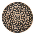 Bombay Tæppe – Flettet jute – Ø120 cm – Natur/sort – House Nordic Gulvtæpper 4