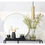 Jersey Spejl – Ø60 cm – Messing farvet – House Nordic Spejle 11