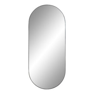 Jersey Spejl Oval – 35×80 cm – Sort – House Nordic Spejle