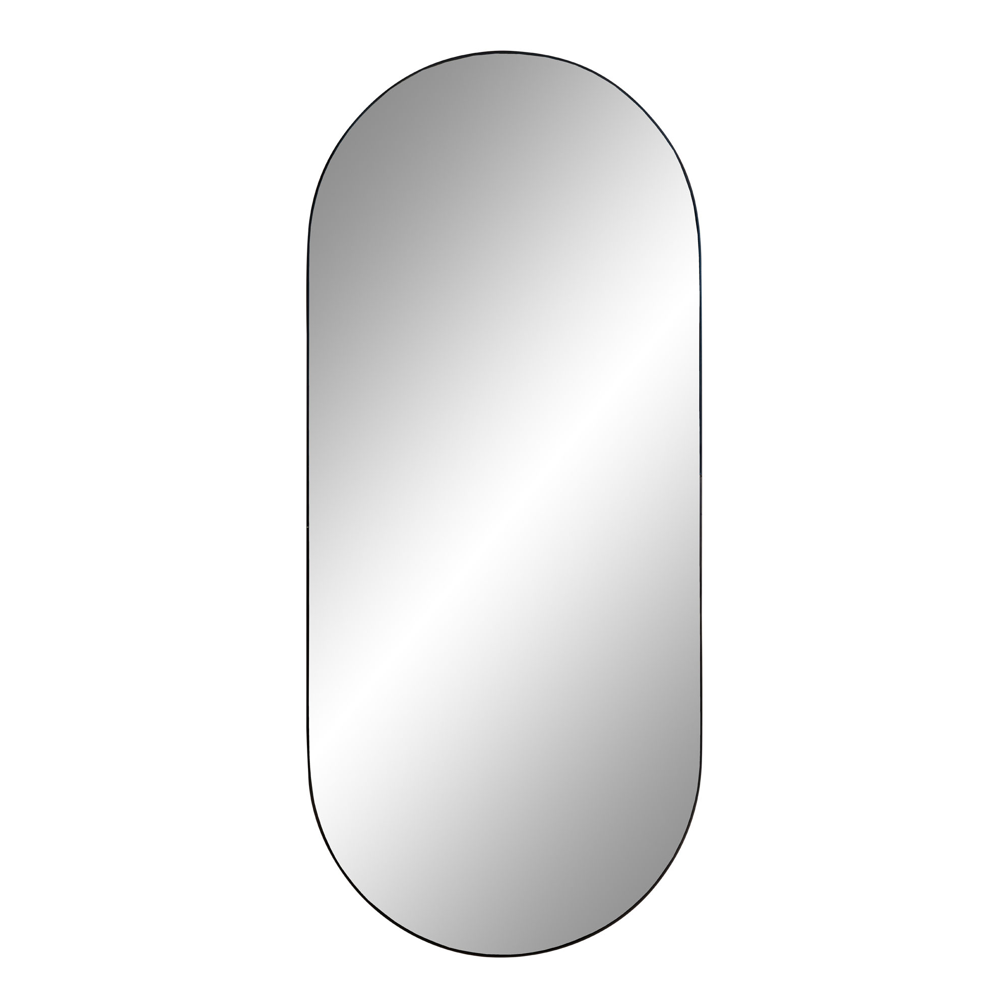 Jersey Spejl Oval – 35×80 cm – Sort – House Nordic Spejle 2