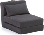 Arty, Puff, sort, H67x70x89 cm, stof - Kategori: Komfortable og praktiske puffer 4 Arty, Puff, sort, H67x70x89 cm, stof