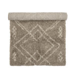 BLOOMINGVILLE Edea gulvtæppe, rektangulær – brun bomuld (150×90) - Kategori: Stilfulde plaids og tæpper 4 BLOOMINGVILLE Edea gulvtæppe, rektangulær - brun bomuld (150x90)