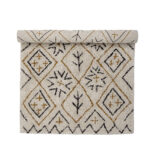BLOOMINGVILLE Jaida gulvtæppe, rektangulær – natur bomuld (150×90) - Kategori: Stilfulde plaids og tæpper 4 BLOOMINGVILLE Jaida gulvtæppe, rektangulær - natur bomuld (150x90)