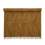 BLOOMINGVILLE Zola Tæppe, Brun, Uld W: 140cm, L: 200cm