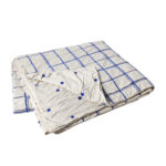 BROSTE COPENHAGEN Tove sengetæppe, rektangulær – blå bomuld (240×260) - Kategori: Stilfulde plaids og tæpper 4 BROSTE COPENHAGEN Tove sengetæppe, rektangulær - blå bomuld (240x260)