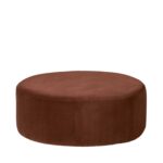 BROSTE COPENHAGEN Wind puf – polyester velour, rund (Ø82) - Kategori: Komfortable og praktiske puffer 4 BROSTE COPENHAGEN Wind puf - polyester velour, rund (Ø82)