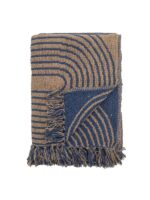 Bloomingville - Tiffanie Throw - Blue - Cotton (82054471)