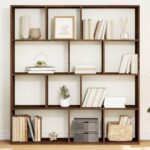 Bogreol 132x29x141,5 cm konstrueret træ brun egetræ - Kategori: 4 Bogreol 132x29x141,5 cm konstrueret træ brun egetræ