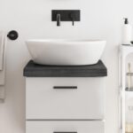 Bordplade til badeværelse 40x60x(2-6) cm massivt træ mørkebrun - Kategori: 4 Bordplade til badeværelse 40x60x(2-6) cm massivt træ mørkebrun