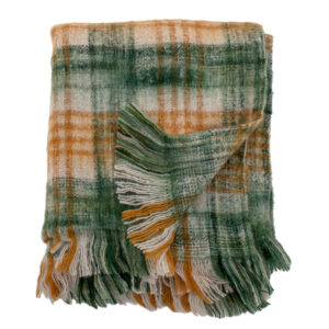 CREATIVE COLLECTION Baloo Plaid, Grøn, Akryl W: 130cm, L: 150cm