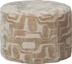 Collection Yago, Puf, natur, H43x60x60 cm - Kategori: Komfortable og praktiske puffer 4 Collection Yago, Puf, natur, H43x60x60 cm