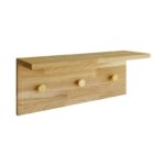 DOT knagerække i egetræ fra MOUD Home Flere varianter – Sortmalet eg / 42 cm - Kategori: Egetræshylder til hjemmet 4 DOT knagerække i egetræ fra MOUD Home Flere varianter - Sortmalet eg / 42 cm