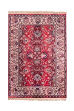 DUTCHBONE Bud gulvæppe, rektangulær – rød akryl, bomuld, polyester, rayon (200X300) - Kategori: Stilfulde plaids og tæpper 4 DUTCHBONE Bud gulvæppe, rektangulær - rød akryl, bomuld, polyester, rayon (200X300)
