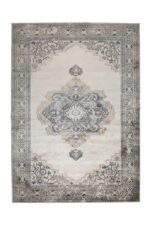 DUTCHBONE Mahal gulvtæppe, rektangulær – grå bomuld, polyester, rayon (170X240) - Kategori: 4 DUTCHBONE Mahal gulvtæppe, rektangulær - grå bomuld, polyester, rayon (170X240)