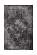 DUTCHBONE Robust gulvtæppe, rektangulær – sort bomuld, polyester, viskose (170X240) - Kategori: 4 DUTCHBONE Robust gulvtæppe, rektangulær - sort bomuld, polyester, viskose (170X240)
