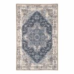 HOUSE NORDIC Havana dørmåtte, rektangulær – multifarvet og blå chenille polyester (50×80) - Kategori: Stilfulde plaids og tæpper 4 HOUSE NORDIC Havana dørmåtte, rektangulær - multifarvet og blå chenille polyester (50x80)