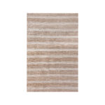 HOUSE NORDIC Kavali gulvtæppe, rektangulær - natur/råhvid jute/bomuld (160x230)