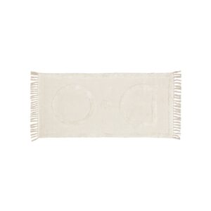 LAFORMA Bernabela gulvtæppe - beige bomuld (70x140)