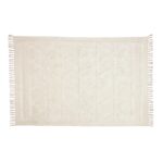 LAFORMA Dabria gulvtæppe, rektangulær – beige bomuld (140×200) - Kategori: 4 LAFORMA Dabria gulvtæppe, rektangulær - beige bomuld (140x200)