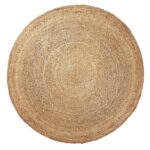 LAFORMA Doc gulvtæppe, rund – natur jute (Ø200) - Kategori: Stilfulde plaids og tæpper 4 LAFORMA Doc gulvtæppe, rund - natur jute (Ø200)