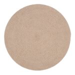 LAFORMA Rodhe gulvtæppe, rund - beige 100% PET (Ø150)