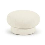 LAFORMA Sarisha puf, rund – hvid bouclé (Ø60) - Kategori: Komfortable og praktiske puffer 4 LAFORMA Sarisha puf, rund - hvid bouclé (Ø60)