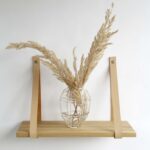 NocNoi Harre Vig væghylde – olieret egetræ m. natur læderstrop, 50-100 100×20 cm - Kategori: Egetræshylder til hjemmet 4 NocNoi Harre Vig væghylde - olieret egetræ m. natur læderstrop, 50-100 100x20 cm