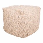 Puf Alexandra House Living Flødefarvet polystyren 45 x 40 x 45 cm - Kategori: 4 Puf Alexandra House Living Flødefarvet polystyren 45 x 40 x 45 cm