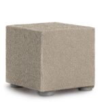 Puf cover Eysa ROC Lys brun 65 x 65 x 65 cm - Kategori: 4 Puf cover Eysa ROC Lys brun 65 x 65 x 65 cm